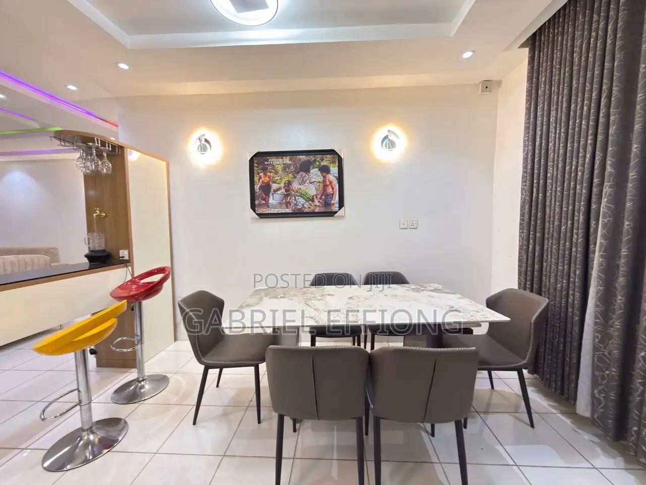 Furnished 3bdrm Apartment in Wuye for rent