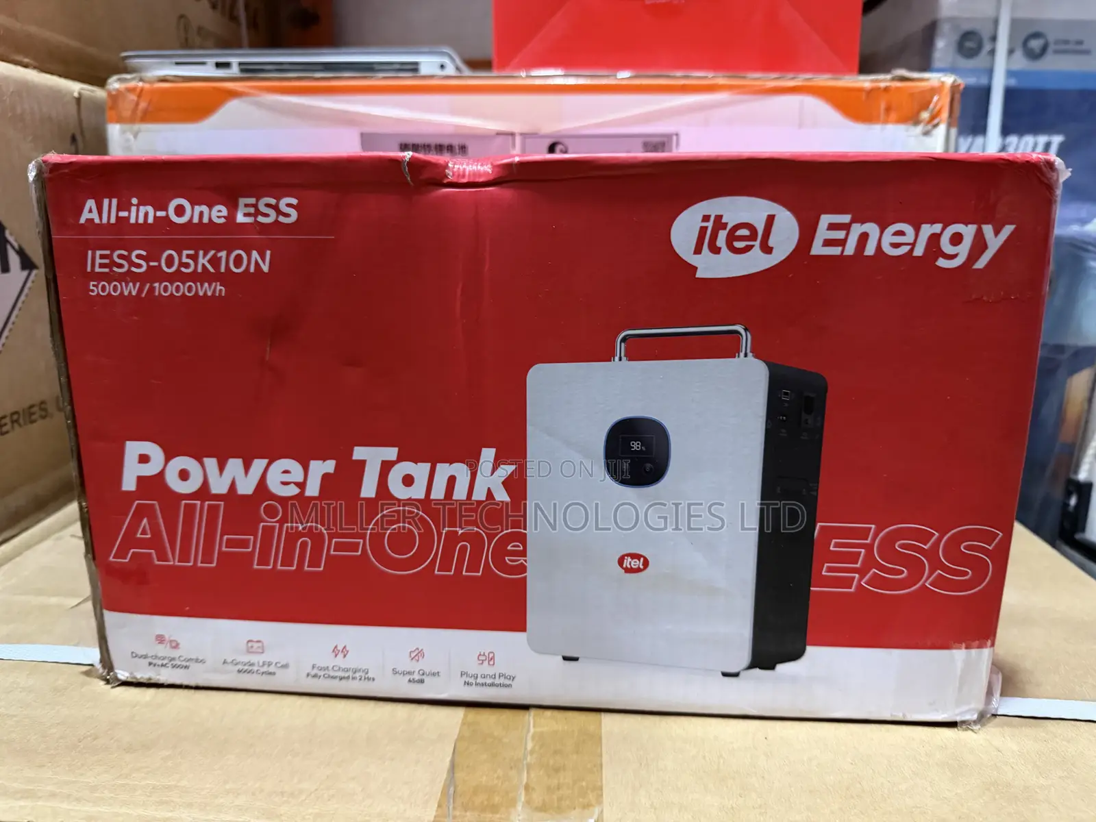 Itel Power Tank 500w/1kW All-in-One Power Station (IESS-05K10N)