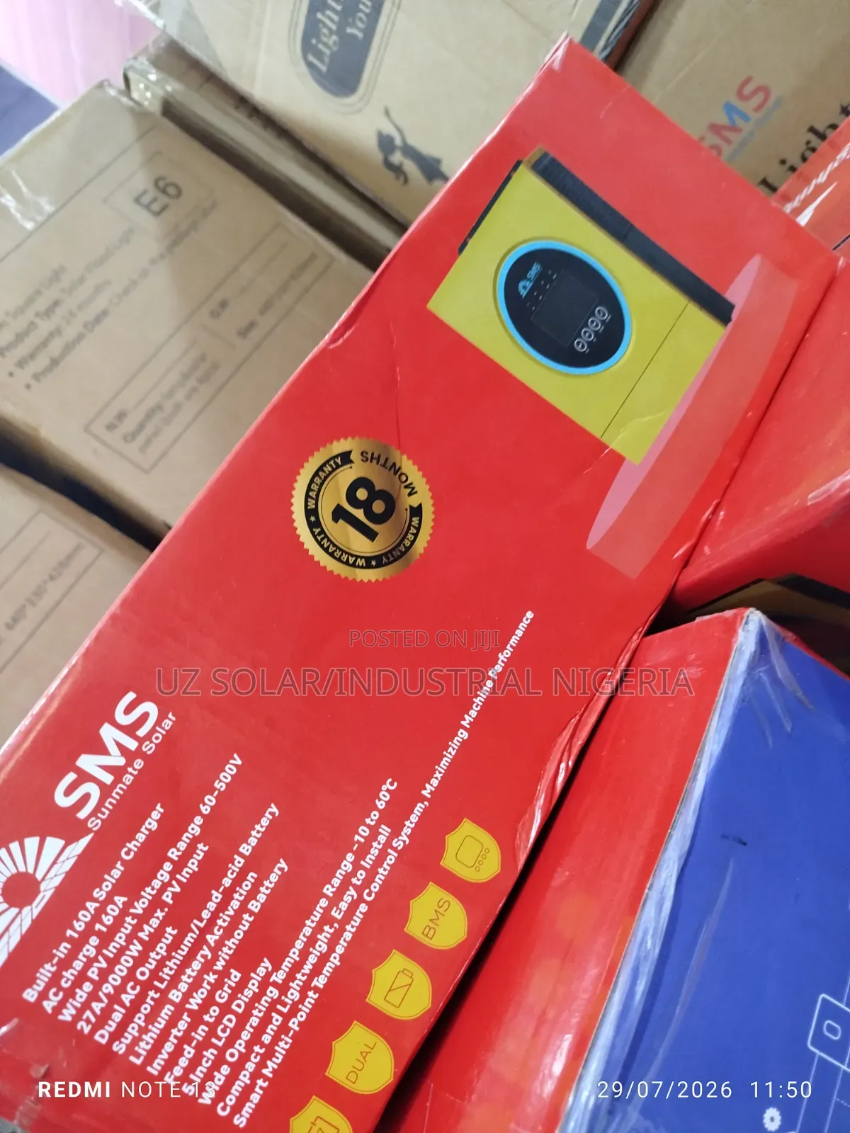 6.5kva SMS Hybrid Inverter 48v