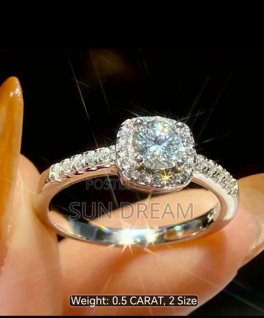 Sliver Woman Ring Ladies Engagement Rings