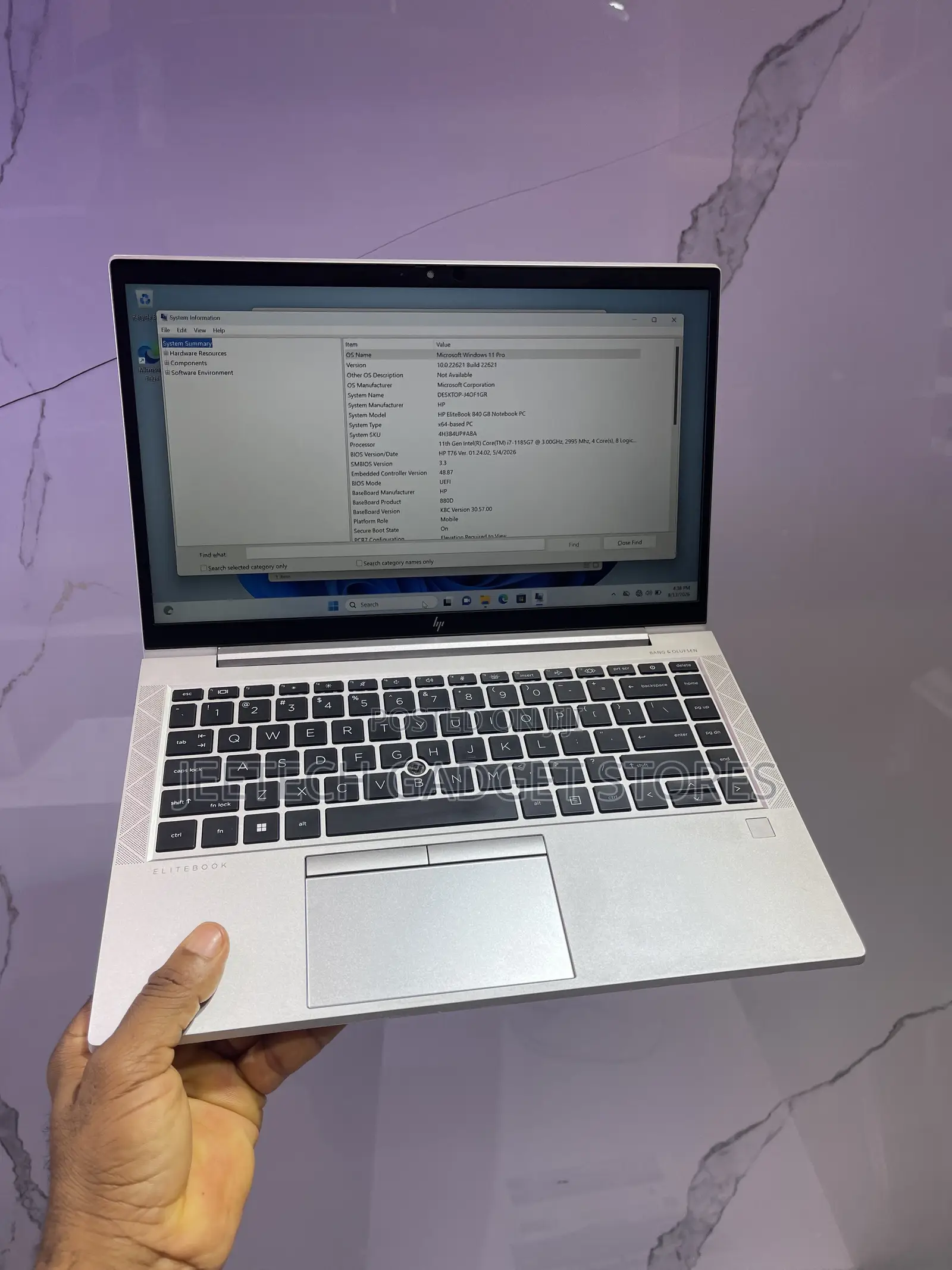 Laptop HP EliteBook 840 G7 16GB Intel Core i7 SSD 512GB