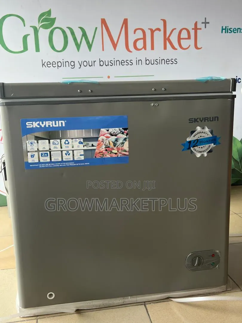 SKYRUN 155L Chest Freezer – BD-155HNW | Grey