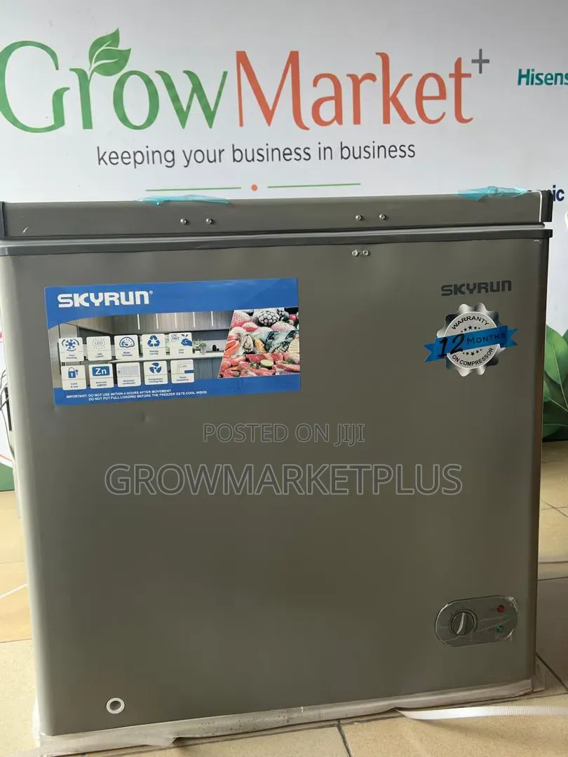 SKYRUN 155L Chest Freezer – BD-155HNW | Grey