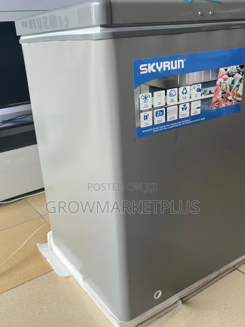 SKYRUN 155L Chest Freezer – BD-155HNW | Grey