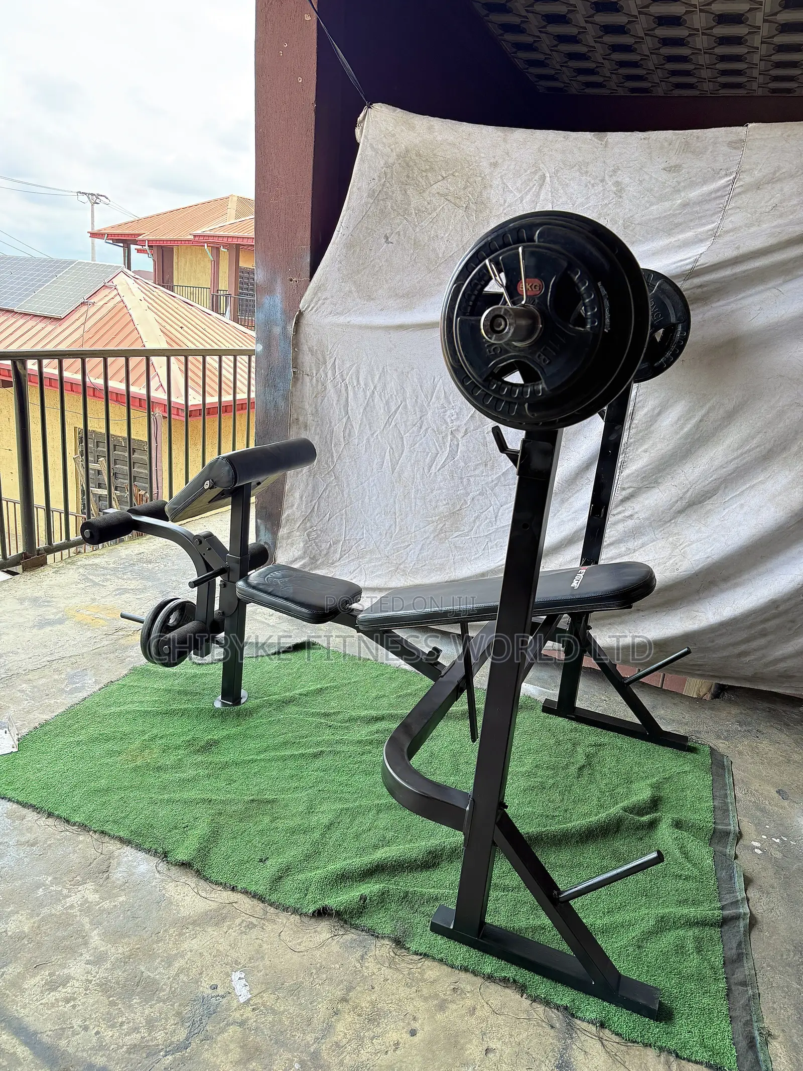 Commercial Weight Bench With 90kg Weight Plate
