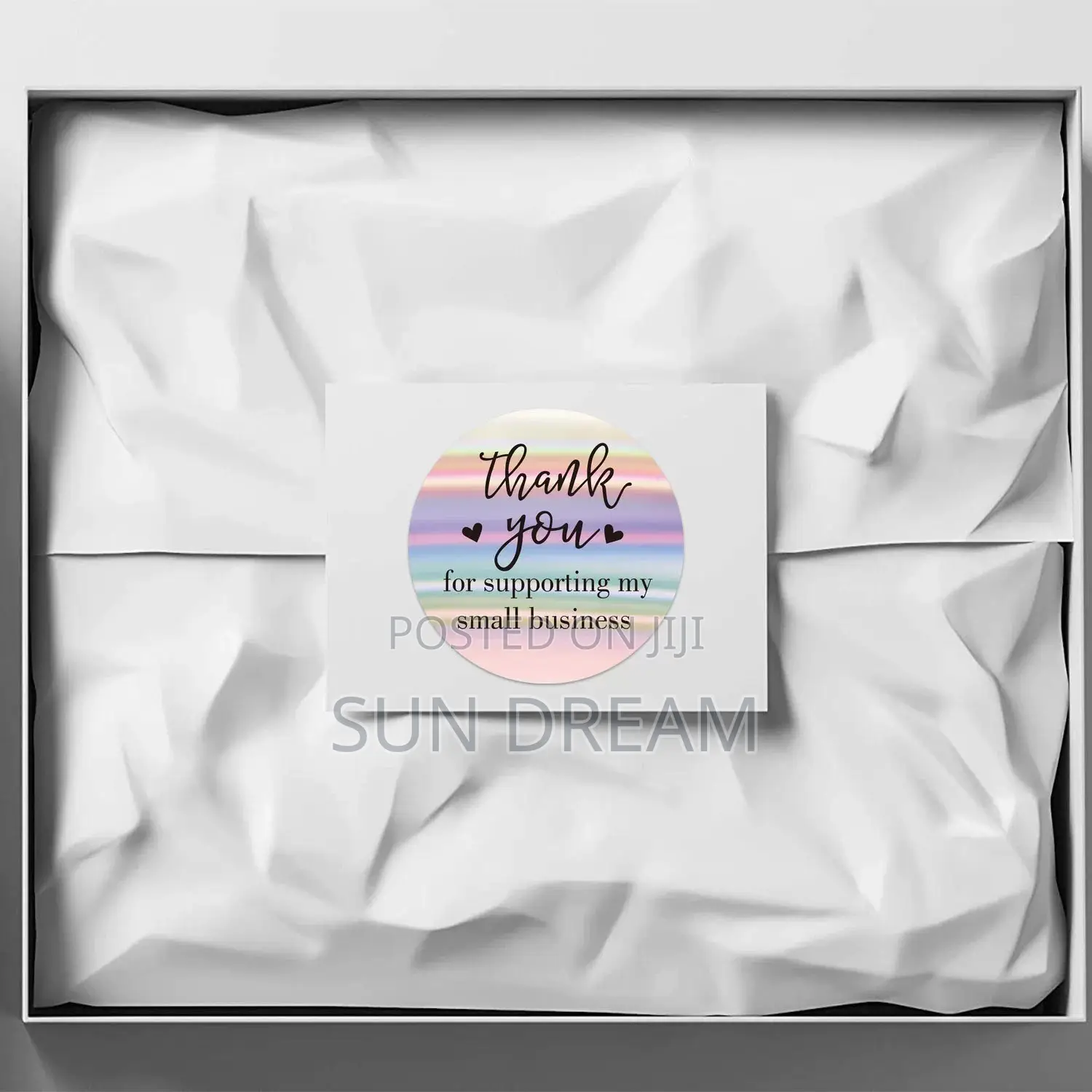 Thank You Stickers 500 Pieces Thank You for Supporting Small Business