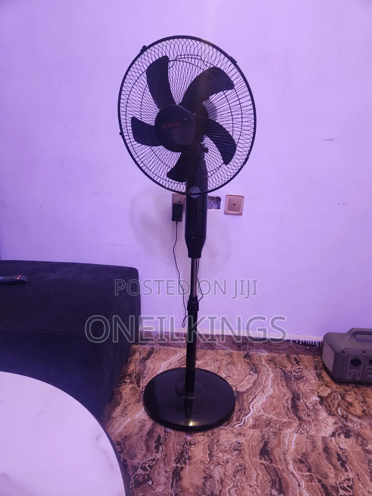 Across Solar-Rechargeable Fan