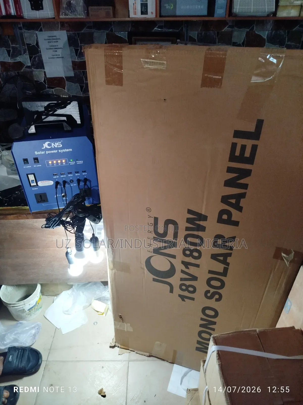 1800w JCNS Solar Generator