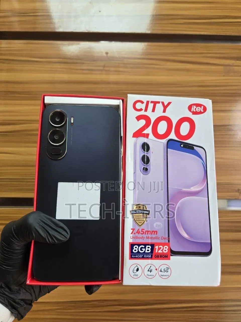 Itel City 200 128 GB Black
