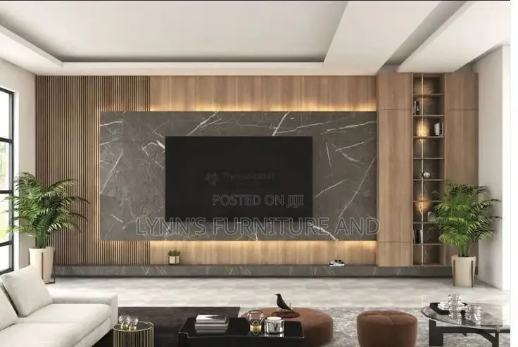 Well Designed TV Console Unit With Good Finishing for You Home Beauty