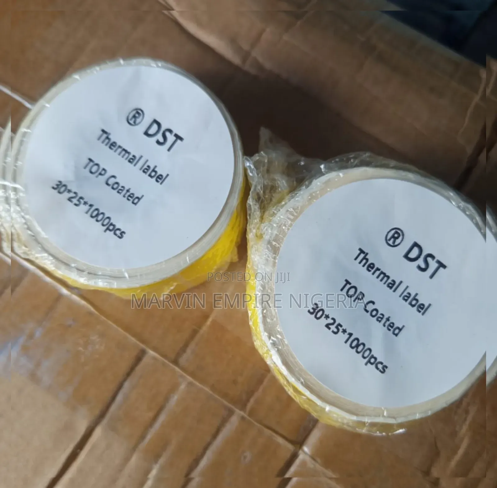 Yellow Sticker 30 by 25mm by 1000 Labels