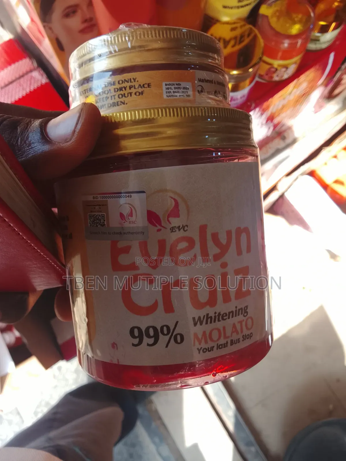 Evelyn Cruiz 99% Whitening Molato Body Soap Paste