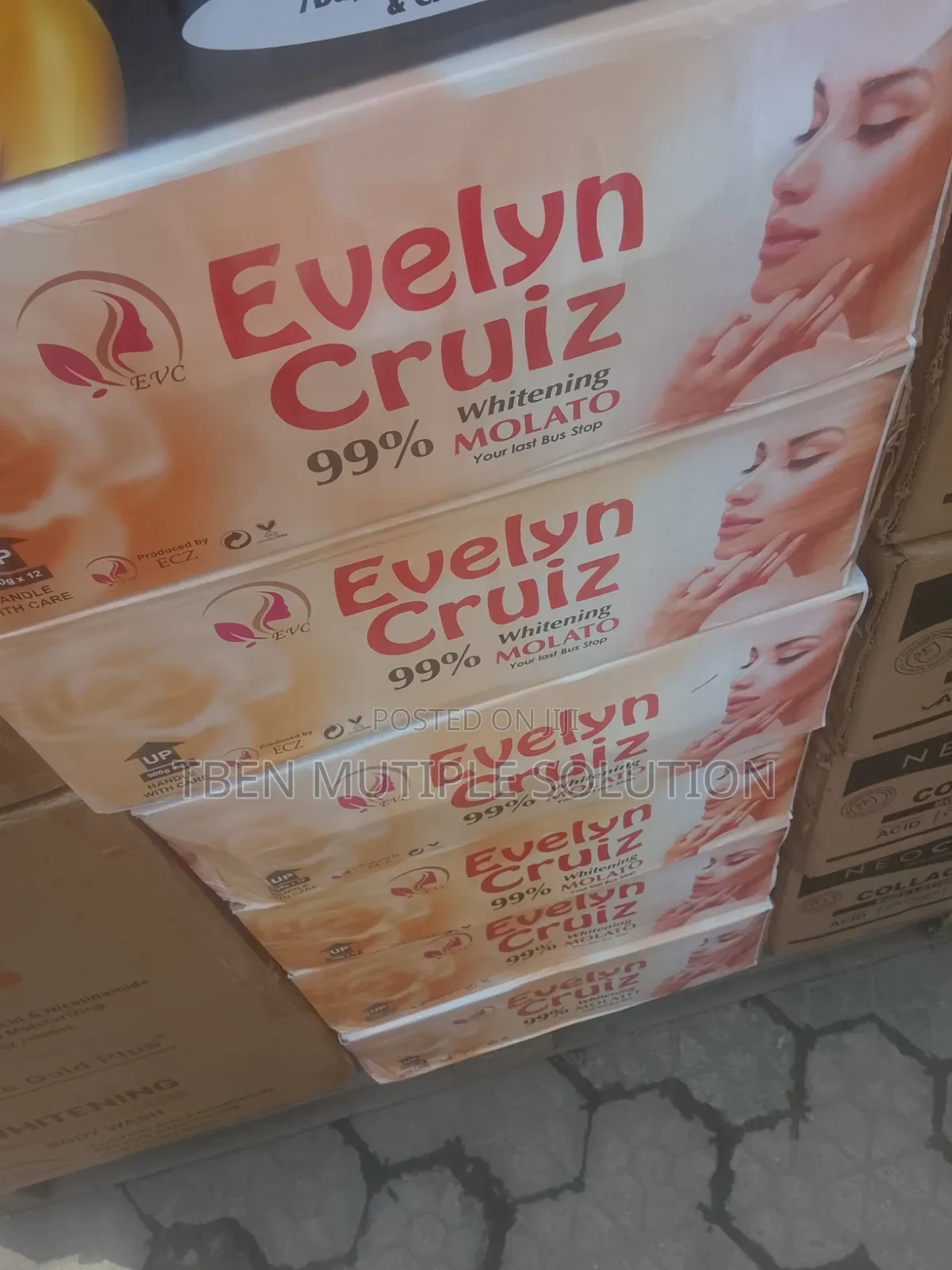Evelyn Cruiz 99% Whitening Molato Body Soap Paste