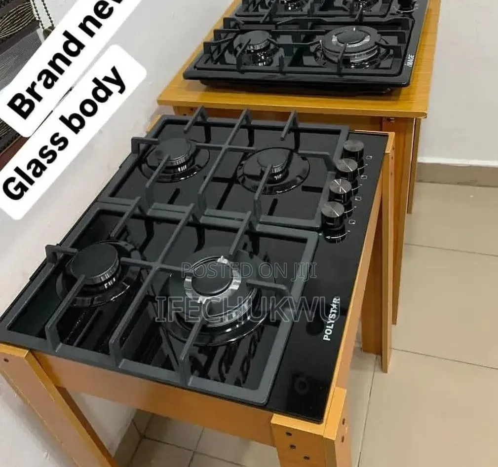 Original Polystar 4 Burners Built-in Automatic Gas Cooker HOB 60CM.
