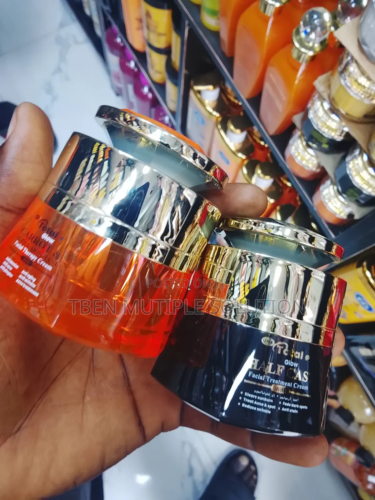 Total Glow Carrot Alpha Arbutin Facial Therapy Cream