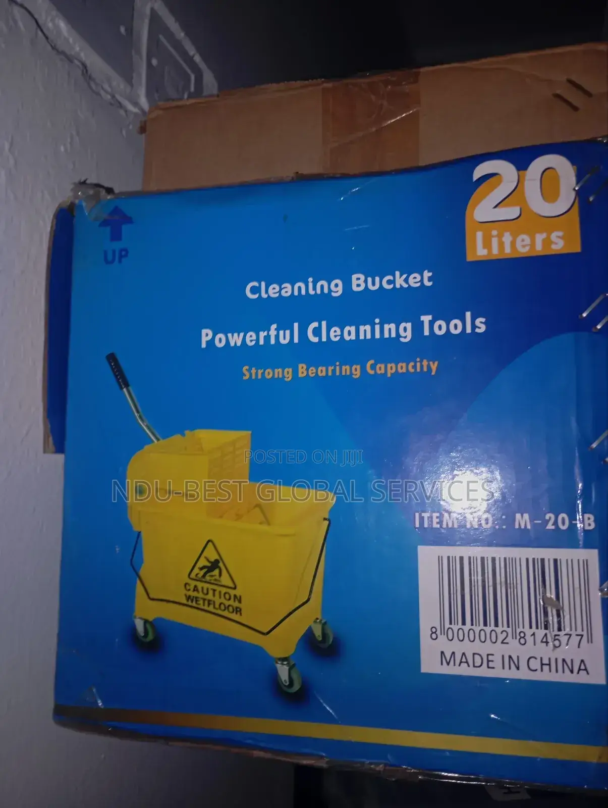 20-Liter Commercial Mop Wringer Bucket