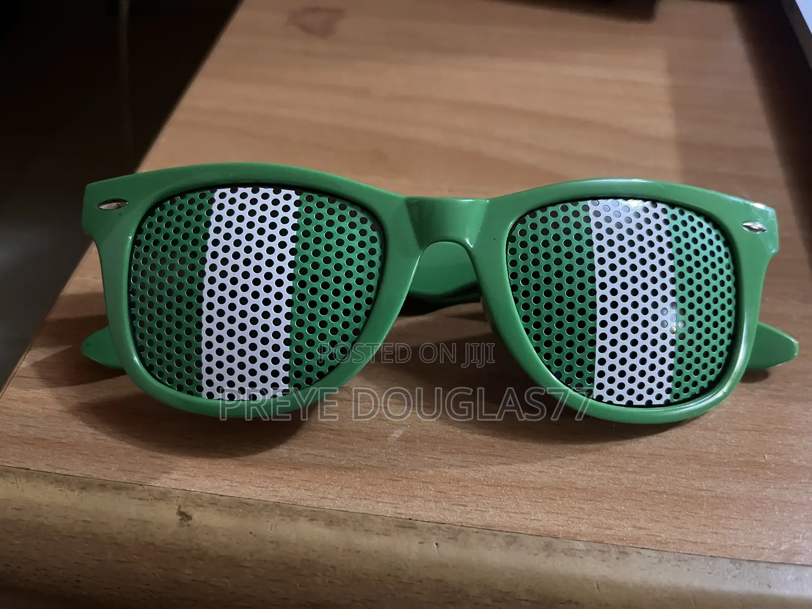 Nigerian Flag Party Sunglasses
