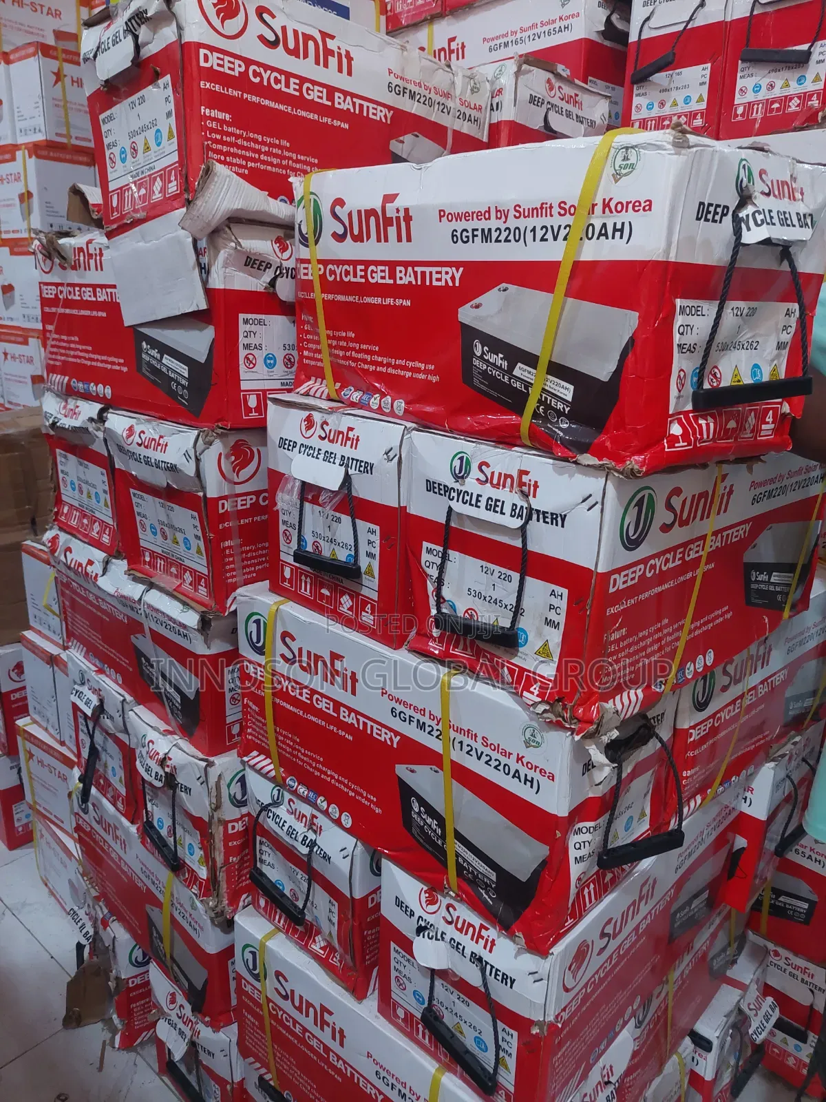 220Ah 12v Sunfit Dry Cell Solar Battery