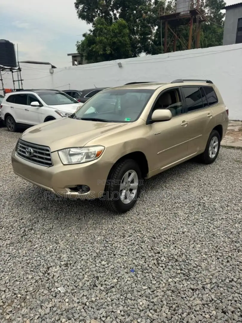 Toyota Highlander Limited 2008 Gold