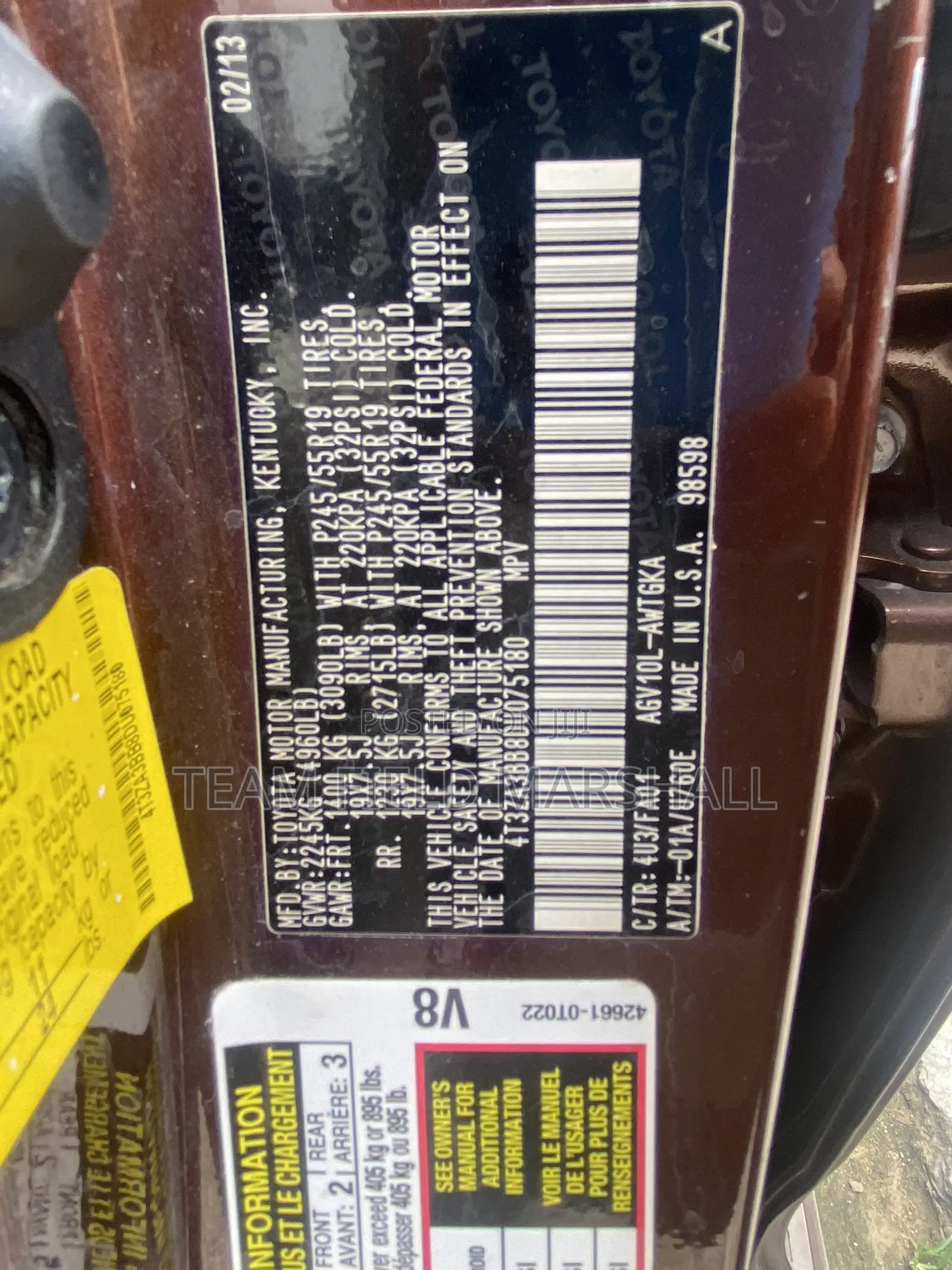 Toyota Venza LE AWD V6 2013