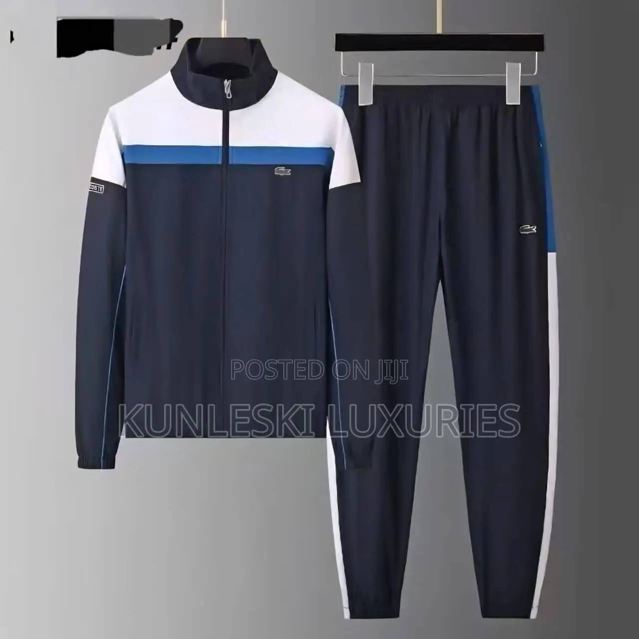 Original Lacoste Polyester Cotton Track Suit