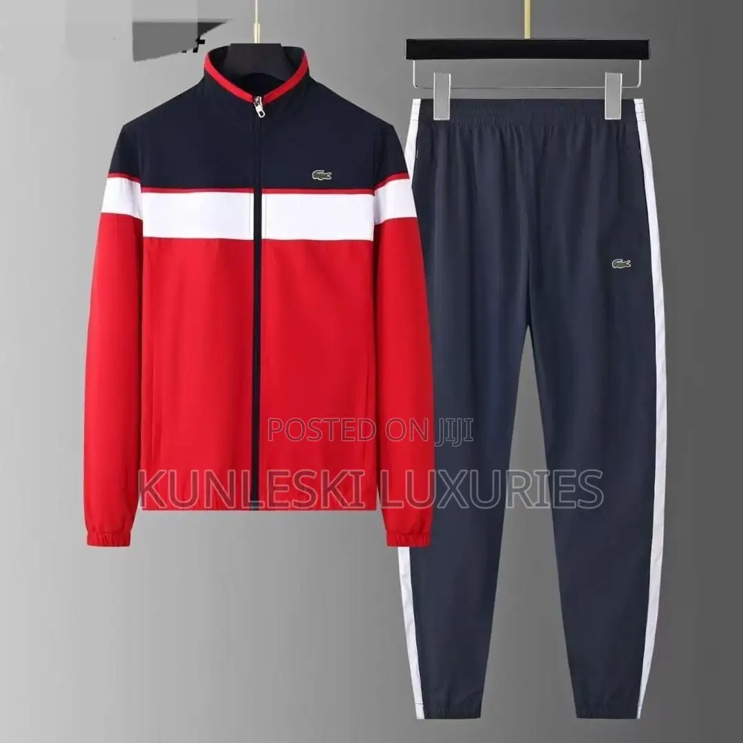 Original Lacoste Polyester Cotton Track Suit