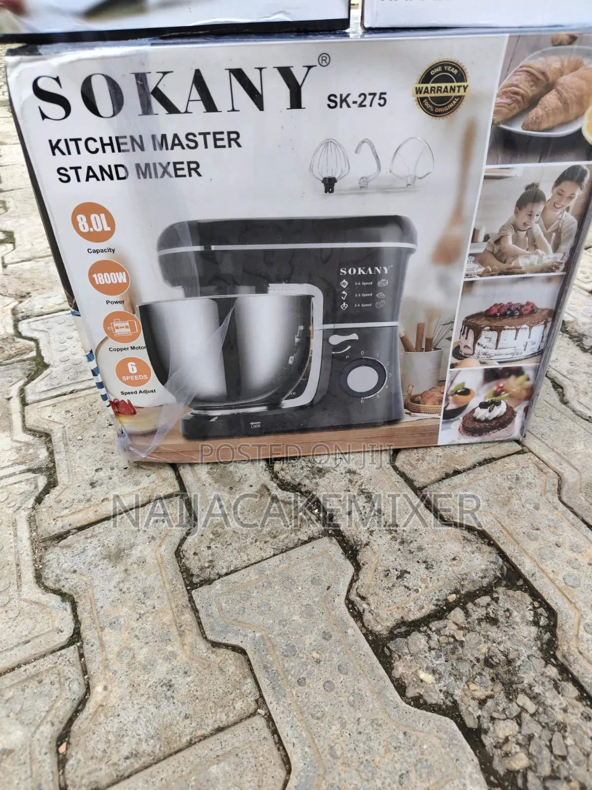 Brand New Sokany 8 Litres Mixer