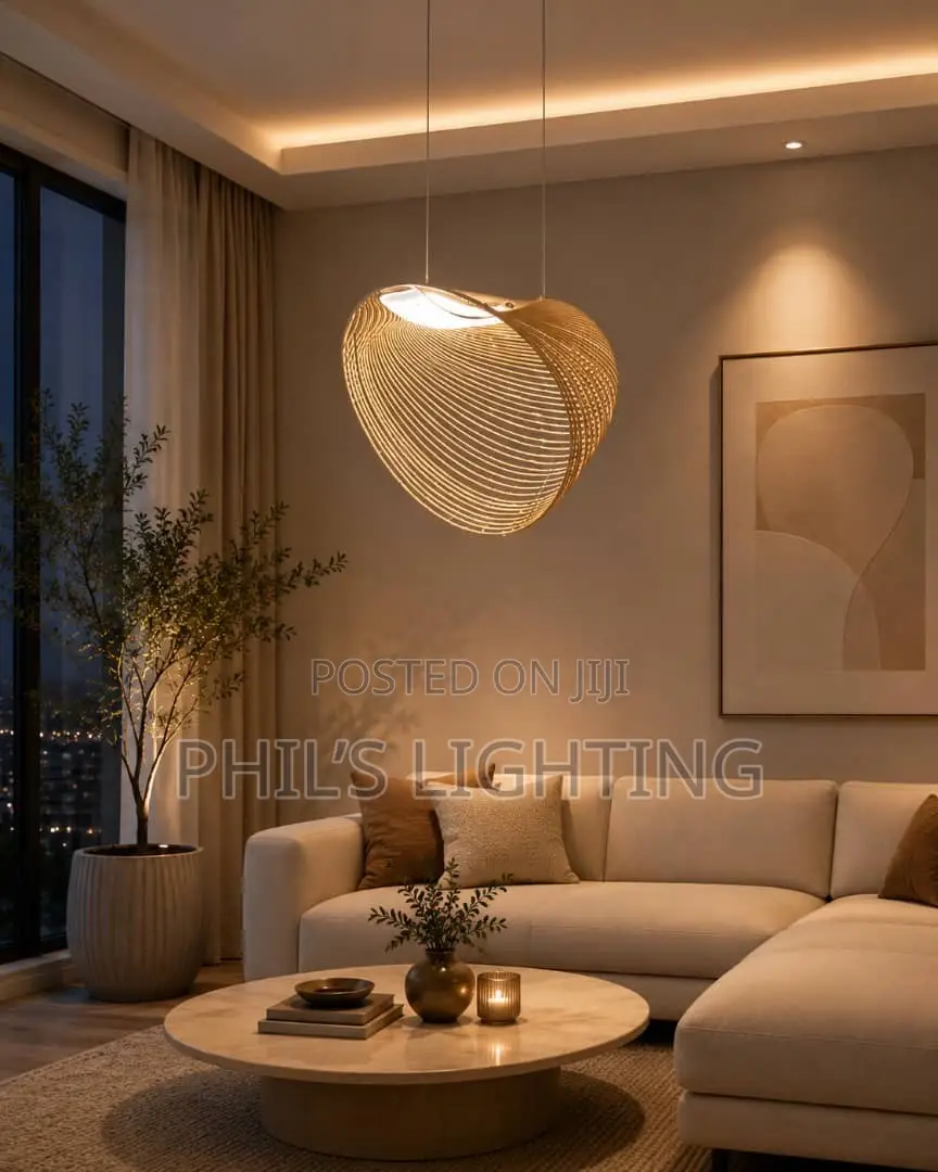 Nordic Modern Wooden Nest Pendant Lamp