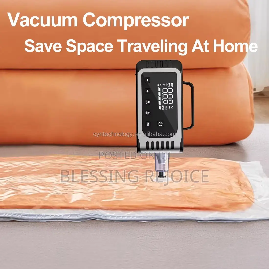 8 in 1 Jump Start, Air Compressor Vacuum Cleaner Blower, Power Bank