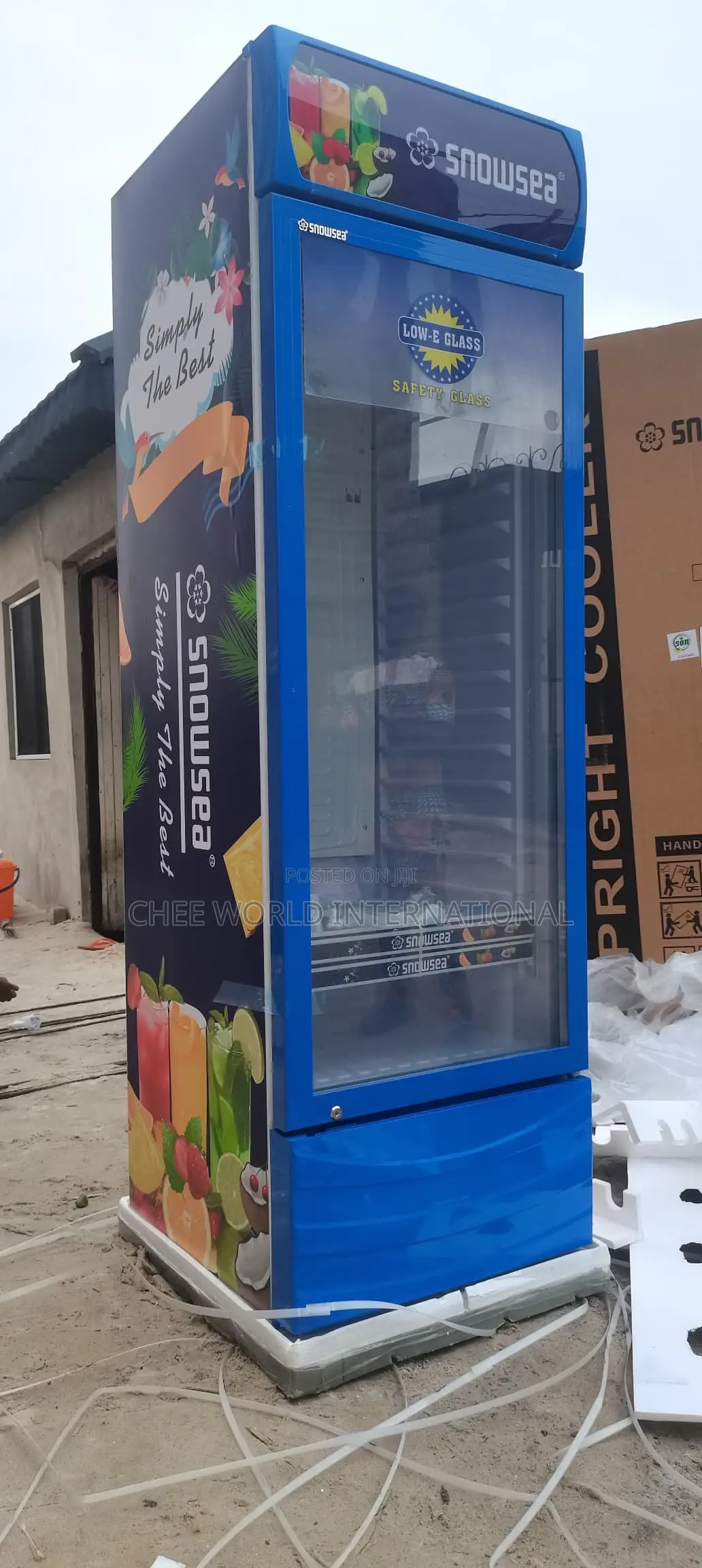 Original Snowsea 500L Upright Display Chiller – Brand New