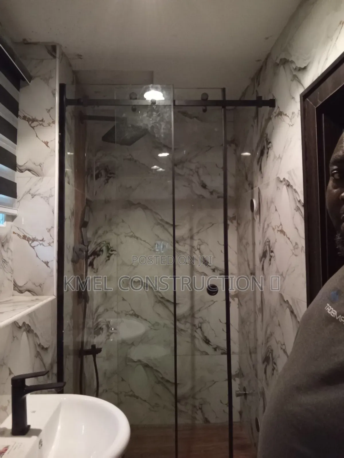 Black Frame Shower Enclosure