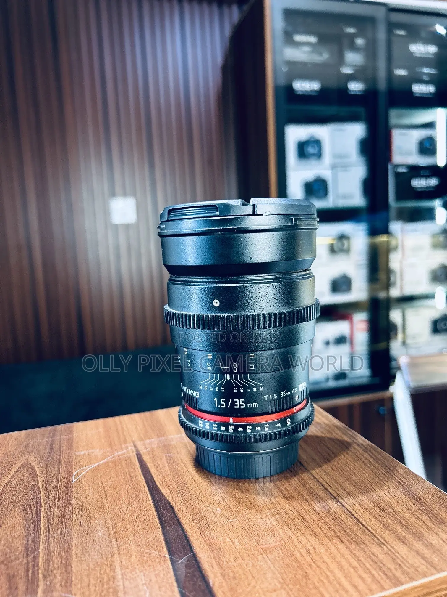 Rokinon 35mm 1.5 T Cine Lens EF Canon Mount