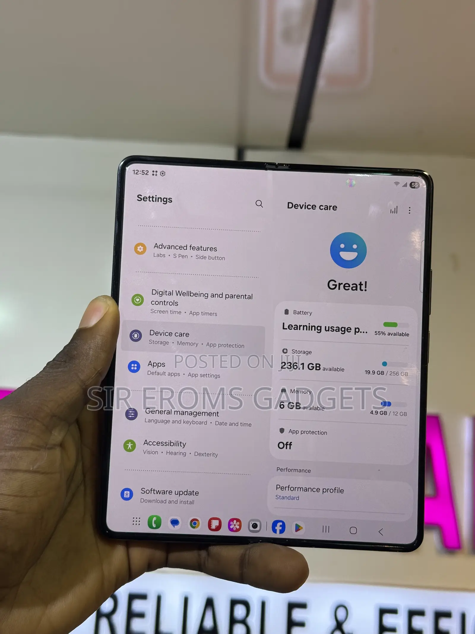 Samsung Galaxy Z Fold 5 256 GB Black