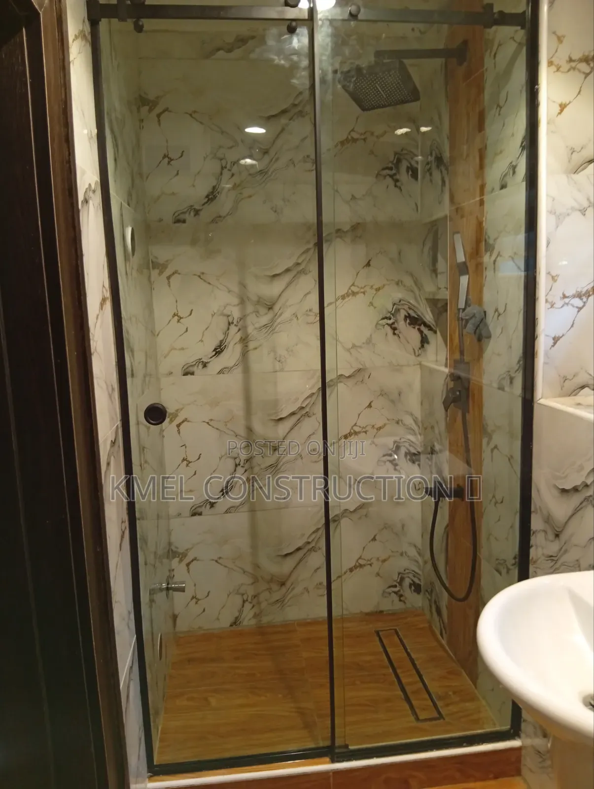Contemporary Shower Glass Cabin