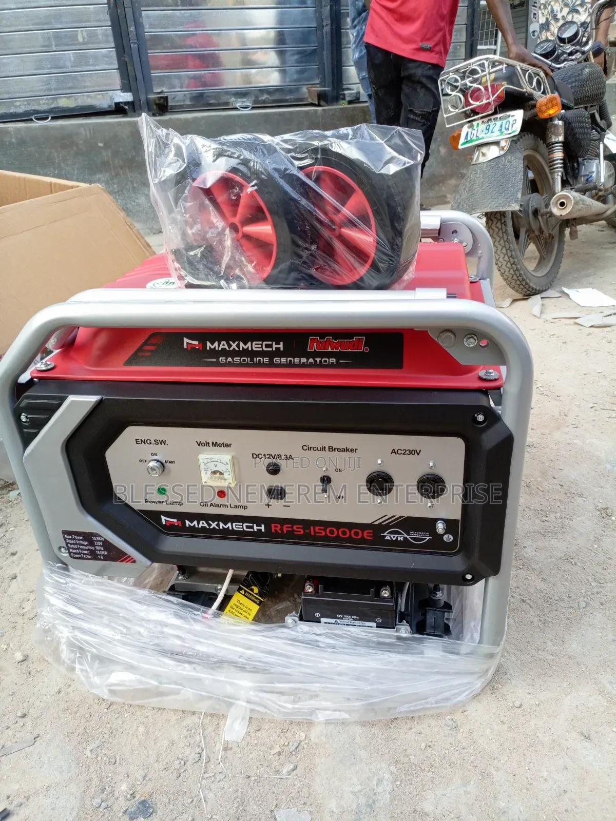 12.5kva Maxmech Petrol Generator 100% Copper Coil