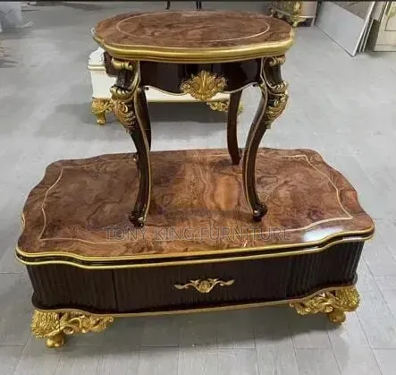 Versailles Luxury Marble Finish Centre Table Set.