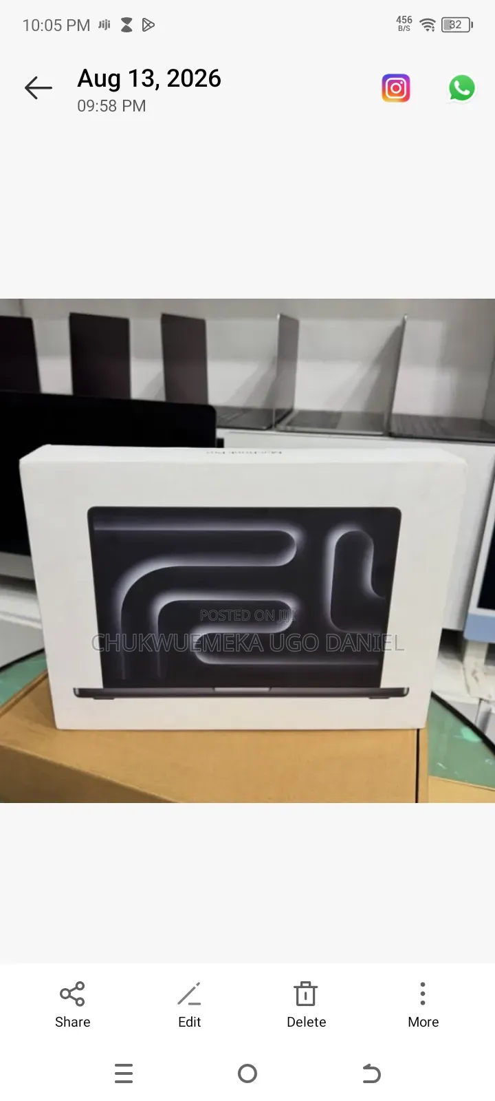 New Laptop Apple MacBook Pro 2024 M4 Max 48GB Apple M4 Max SSD 1T