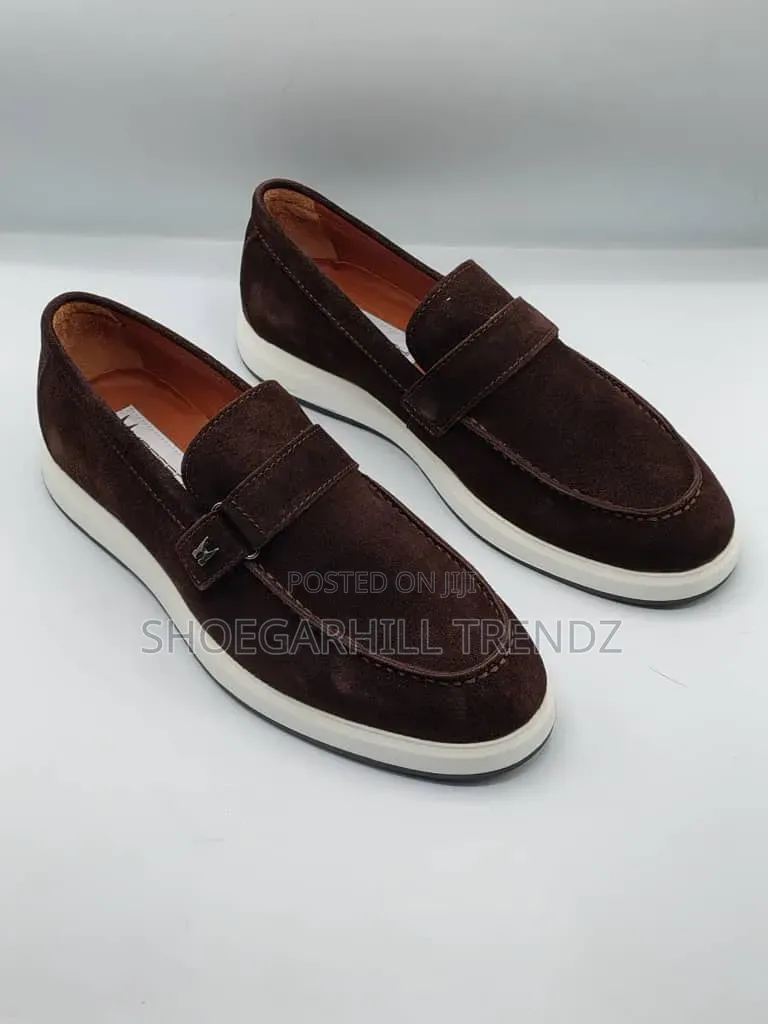 Moreschi Suede Loafers PlimSole Sneaker Shoes