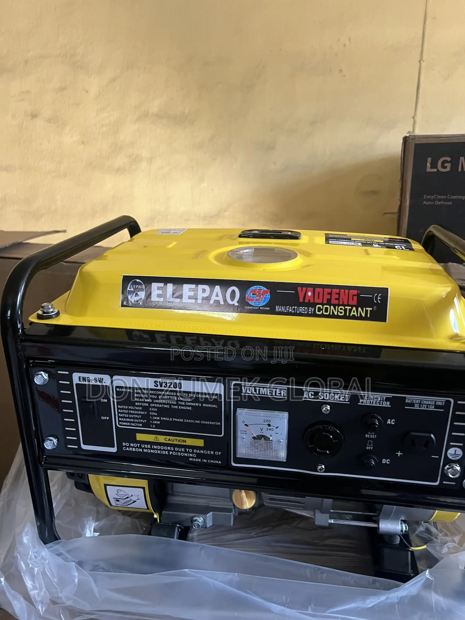 Elepaq Petrol Generator 1.5kva.