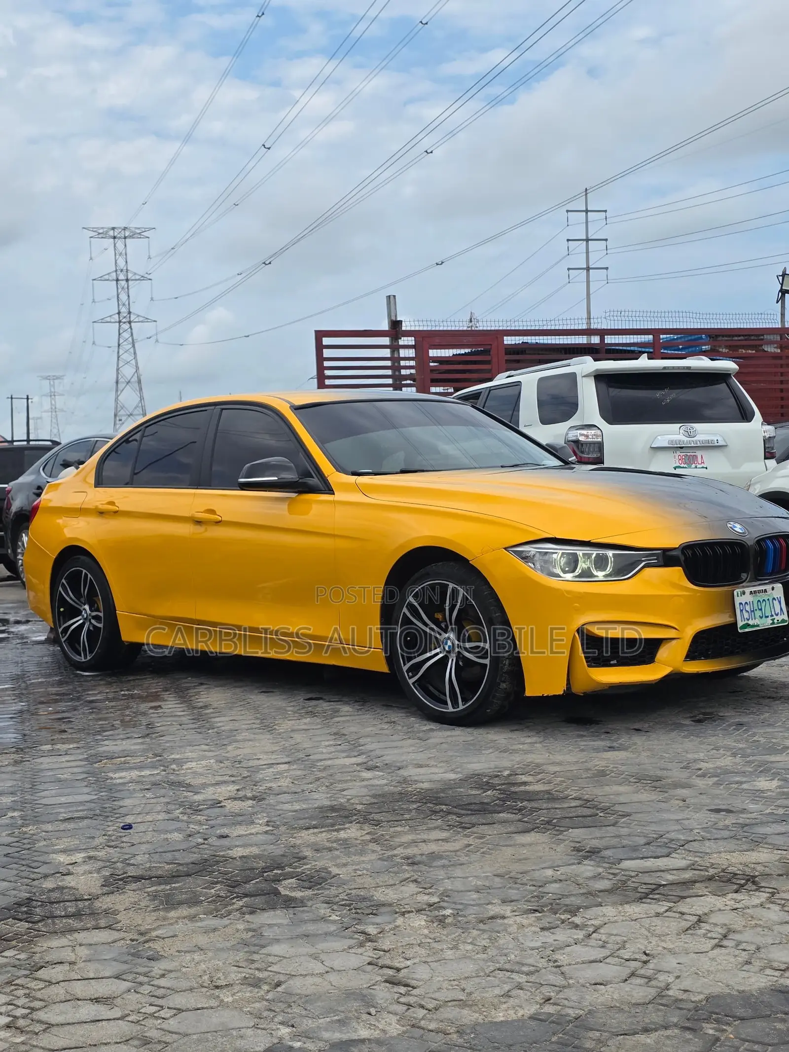 BMW F-Series 2014 Yellow