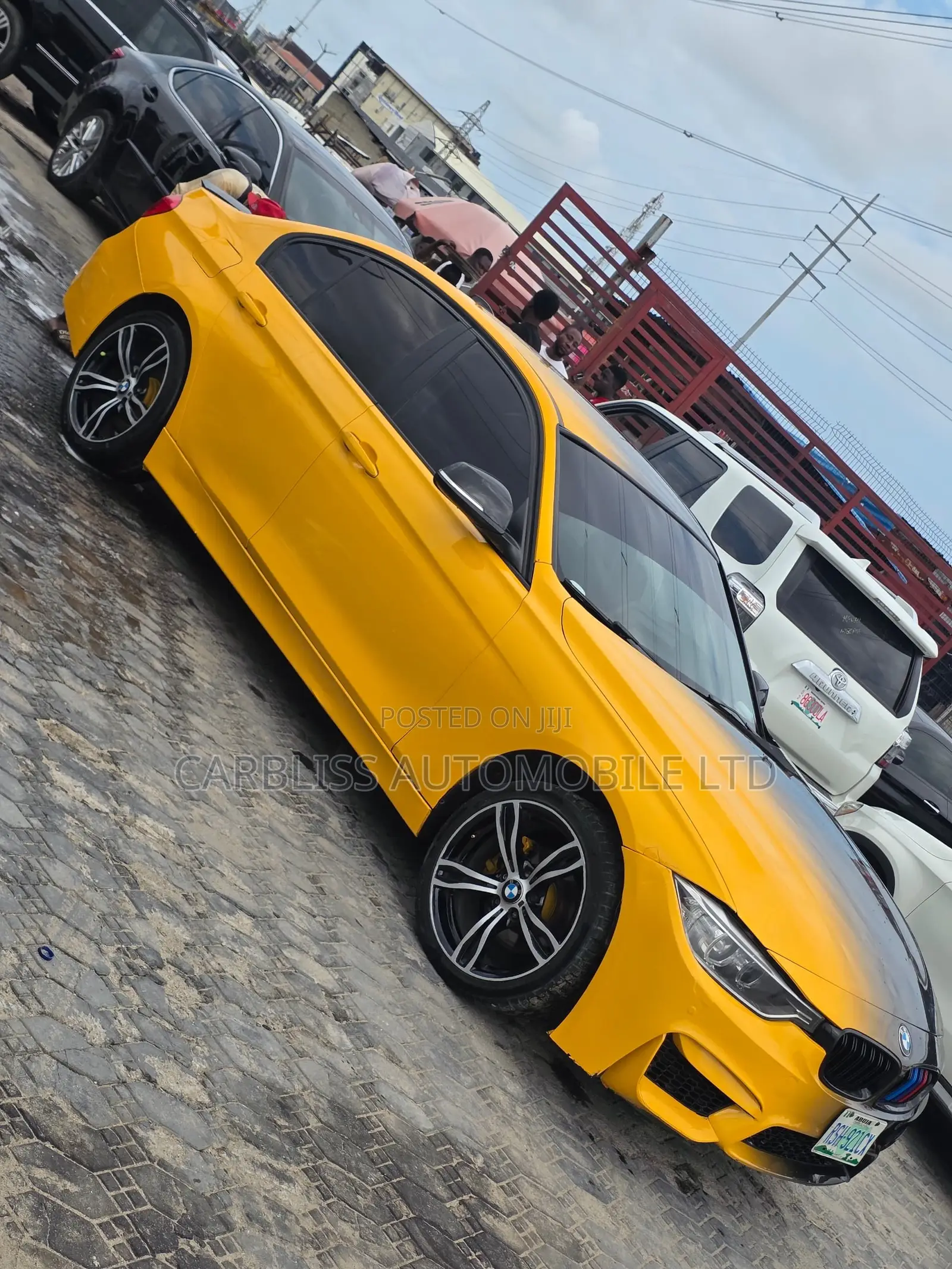 BMW F-Series 2014 Yellow