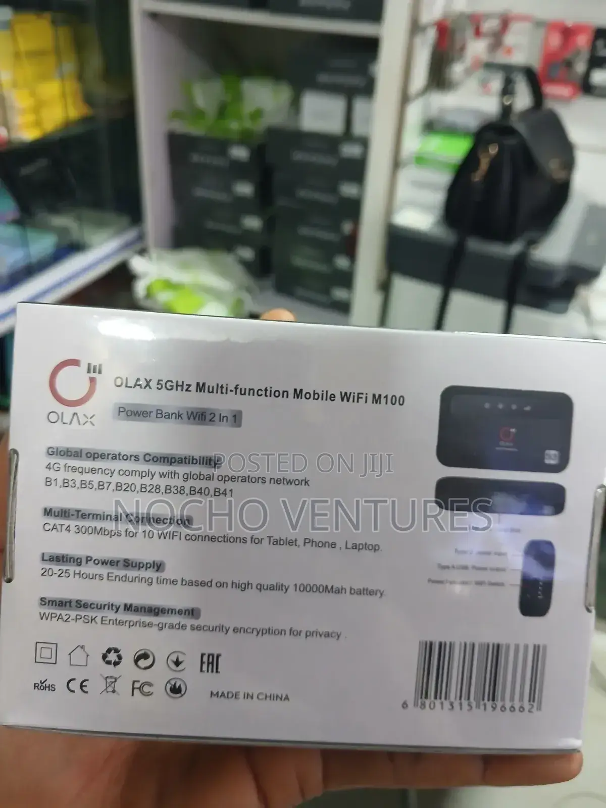 Olax M100 5g/4g Multifunction Mobile Mifi