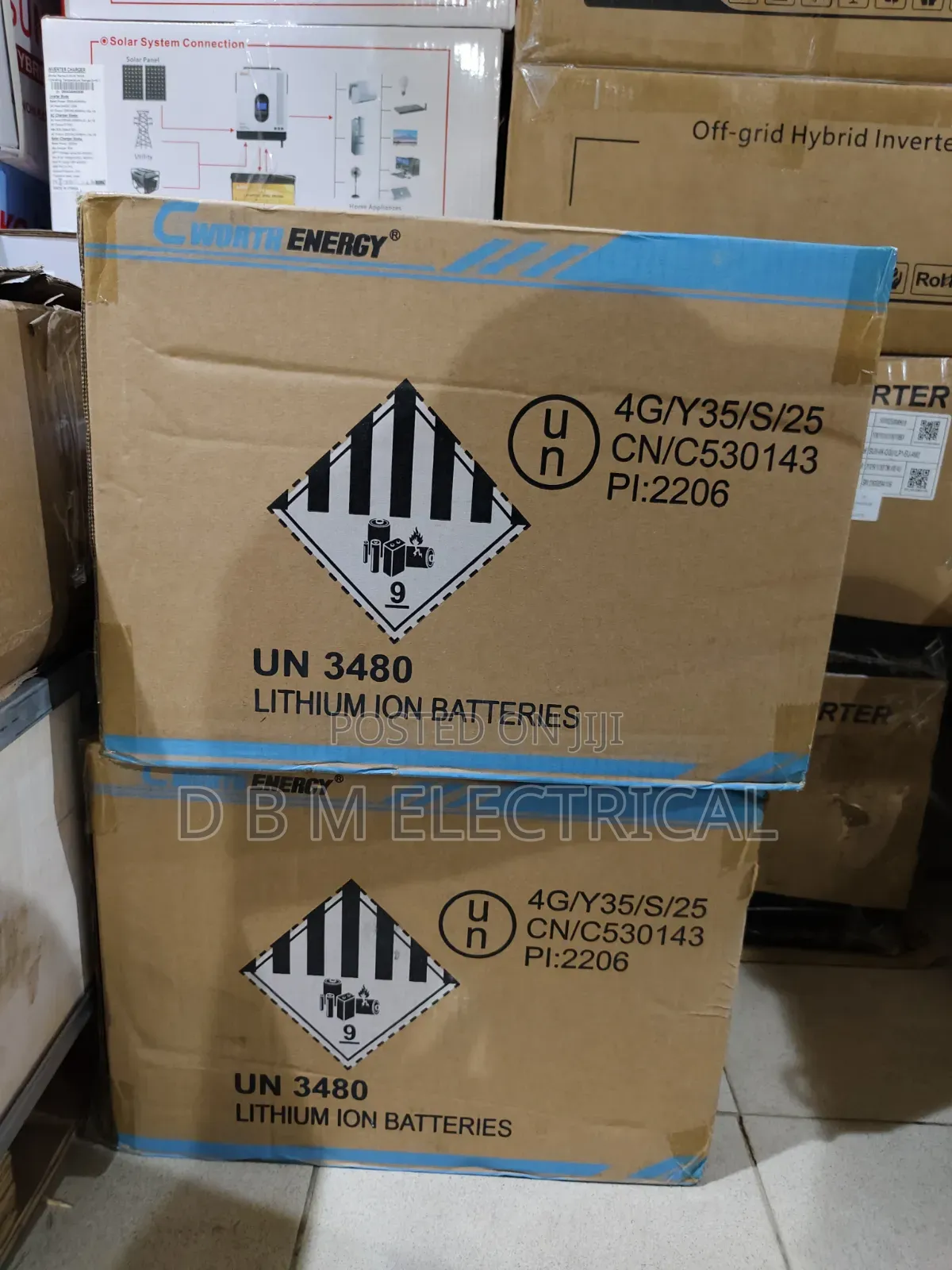 300ah Cworth Solar Lithium Battery 12v