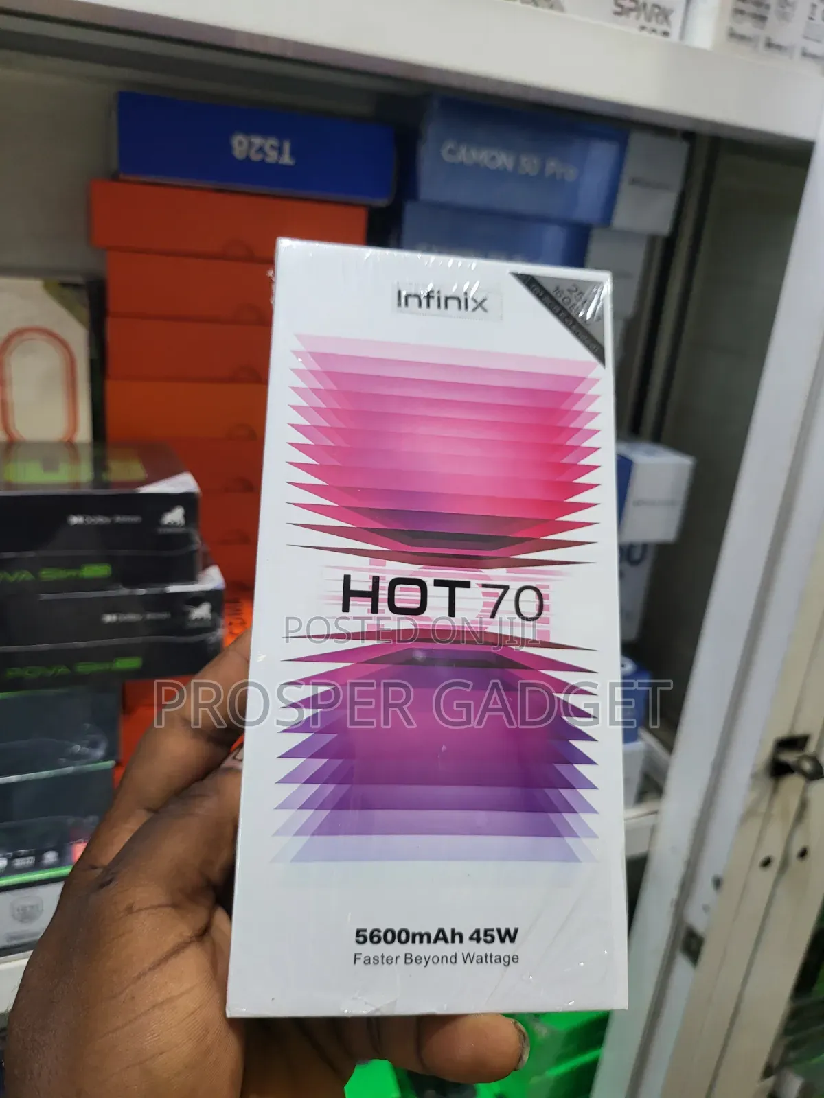 New Infinix Hot 70 256 GB