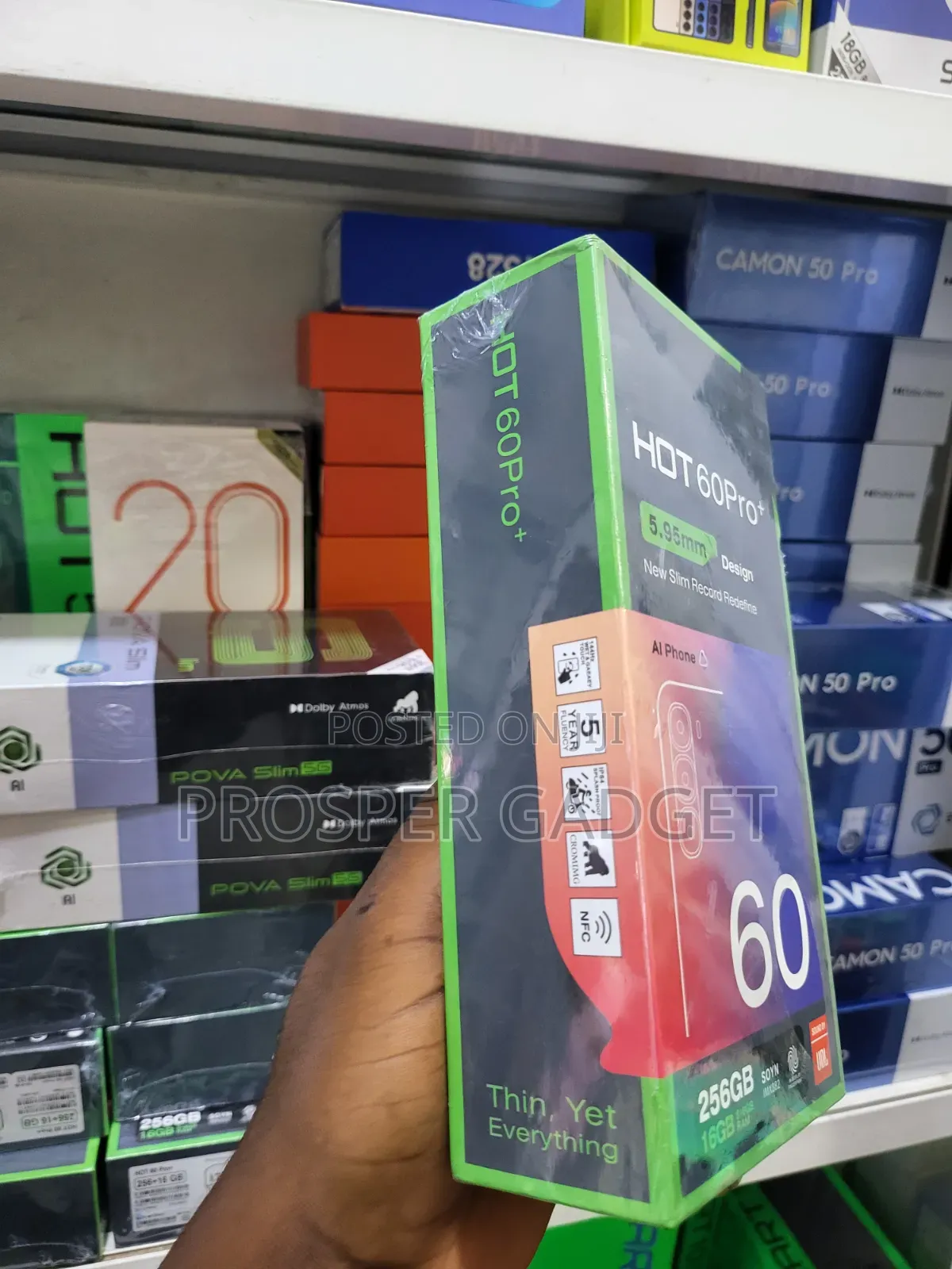 New Infinix Hot 60 Pro+ 256 GB