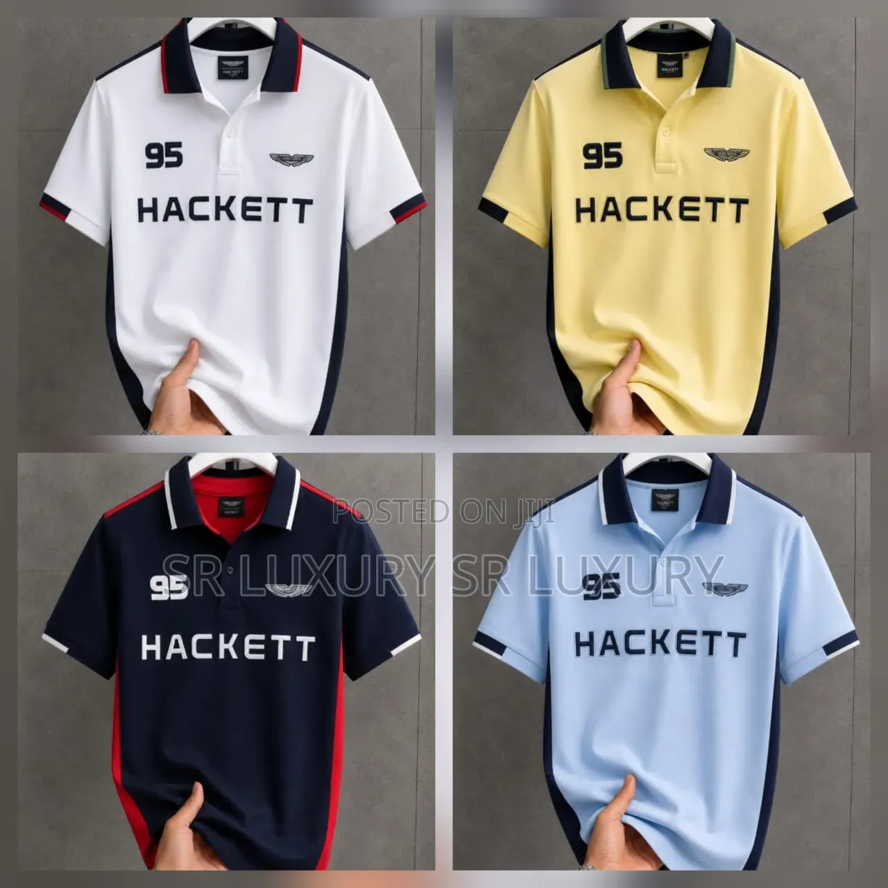 Men’s Hackett Polo Shirt – Short Sleeve Casual Polo, Multiple Colours