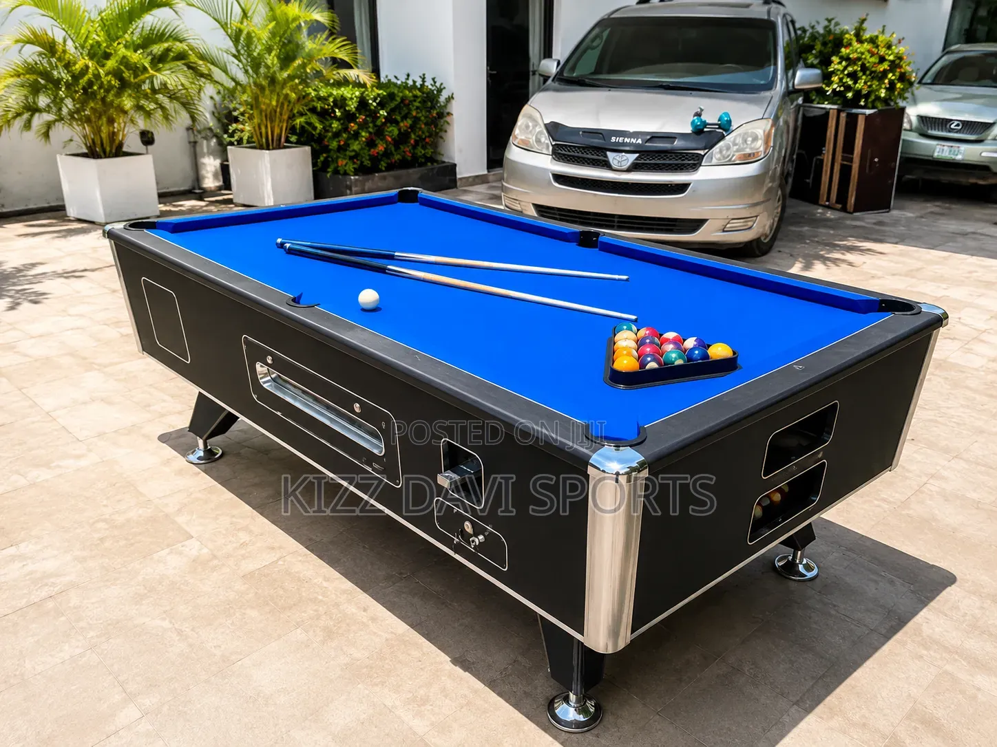 7ft Billiards Marble Coin Snooker Board