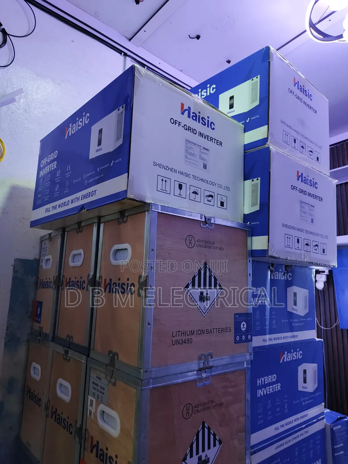 Haisic Solar Limtom Battery 8kwh 24v