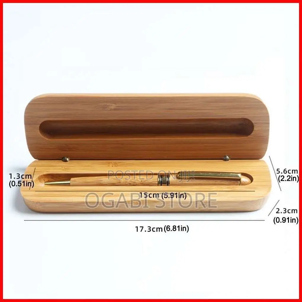 Elegant Bamboo Fountain Pen Gift Set