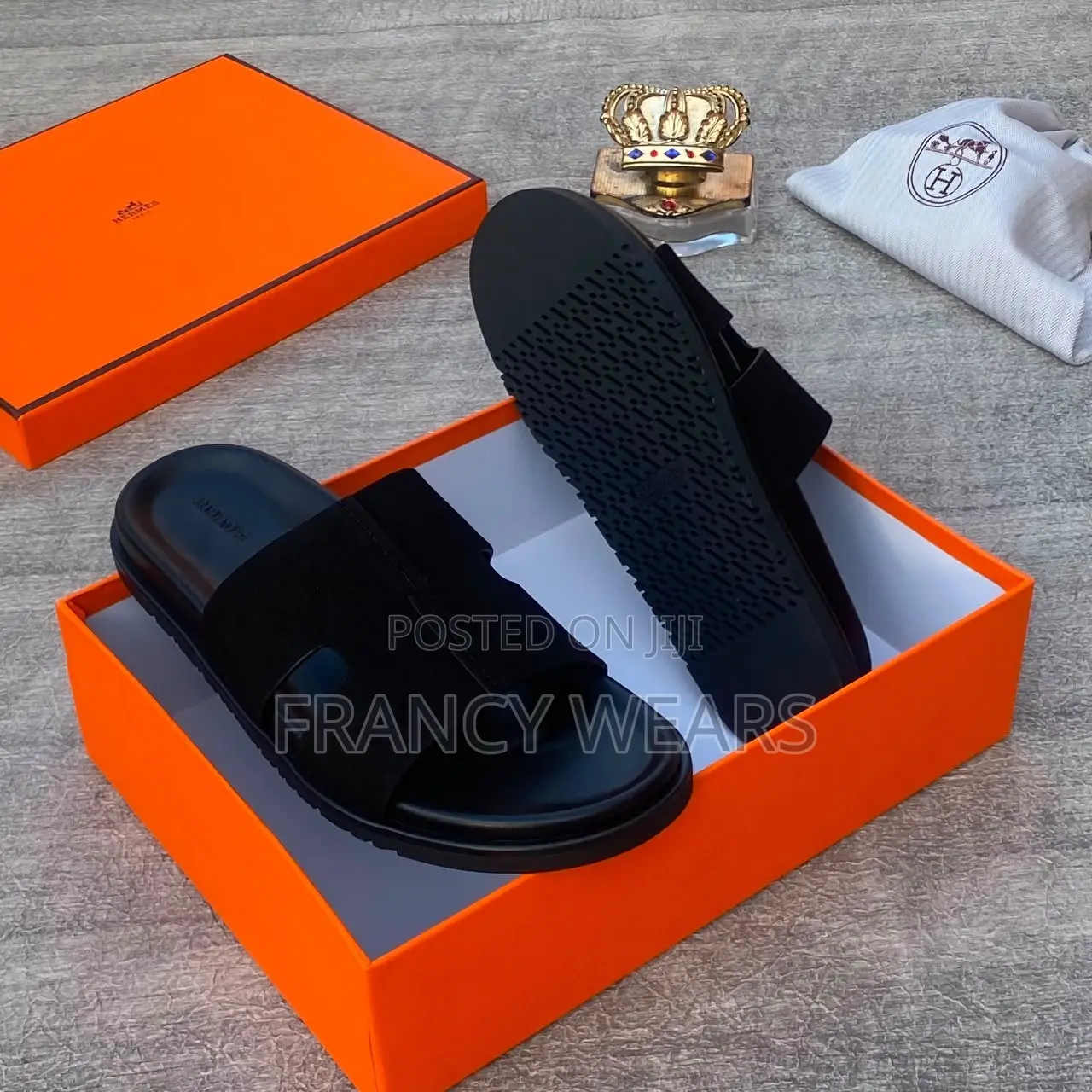 Men’s Quality Hermes Slippers